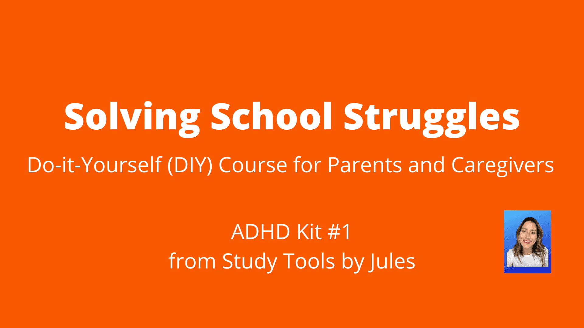 ADHD Kid School Struggle Help - STUDY TOOLS BY JULES